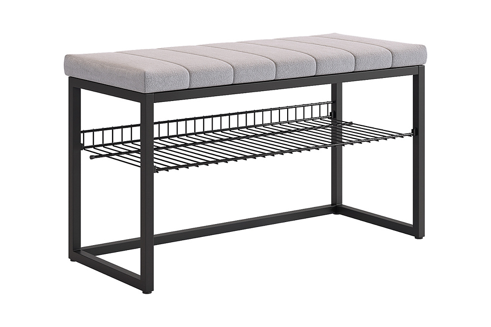 Обувница Классная 2 черный муар / велюр оникс