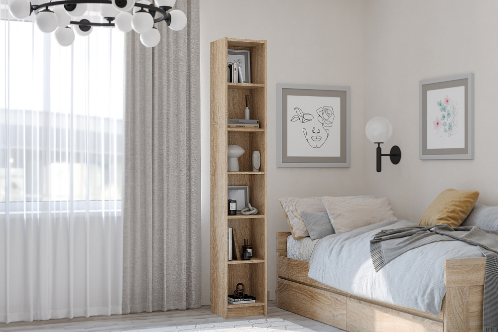 Стеллаж Сириус дуб сонома