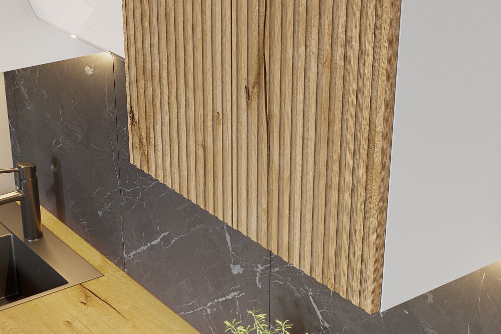 Модульная кухня Рейко дуб торонто