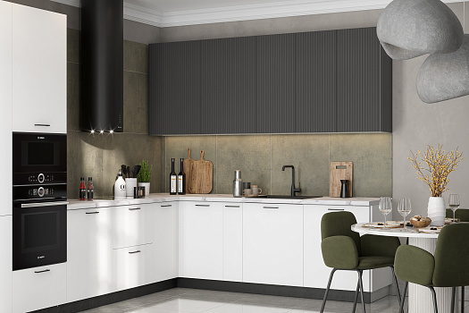 Модульная кухня Рейко графит