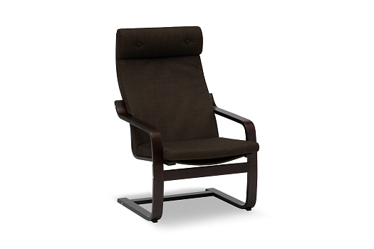 Кресло Тириль коричневое / венге