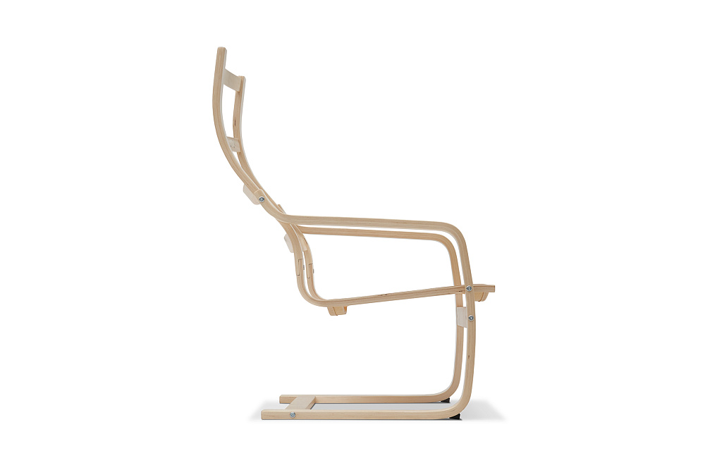 Кресло Тириль коричневое / натуральное