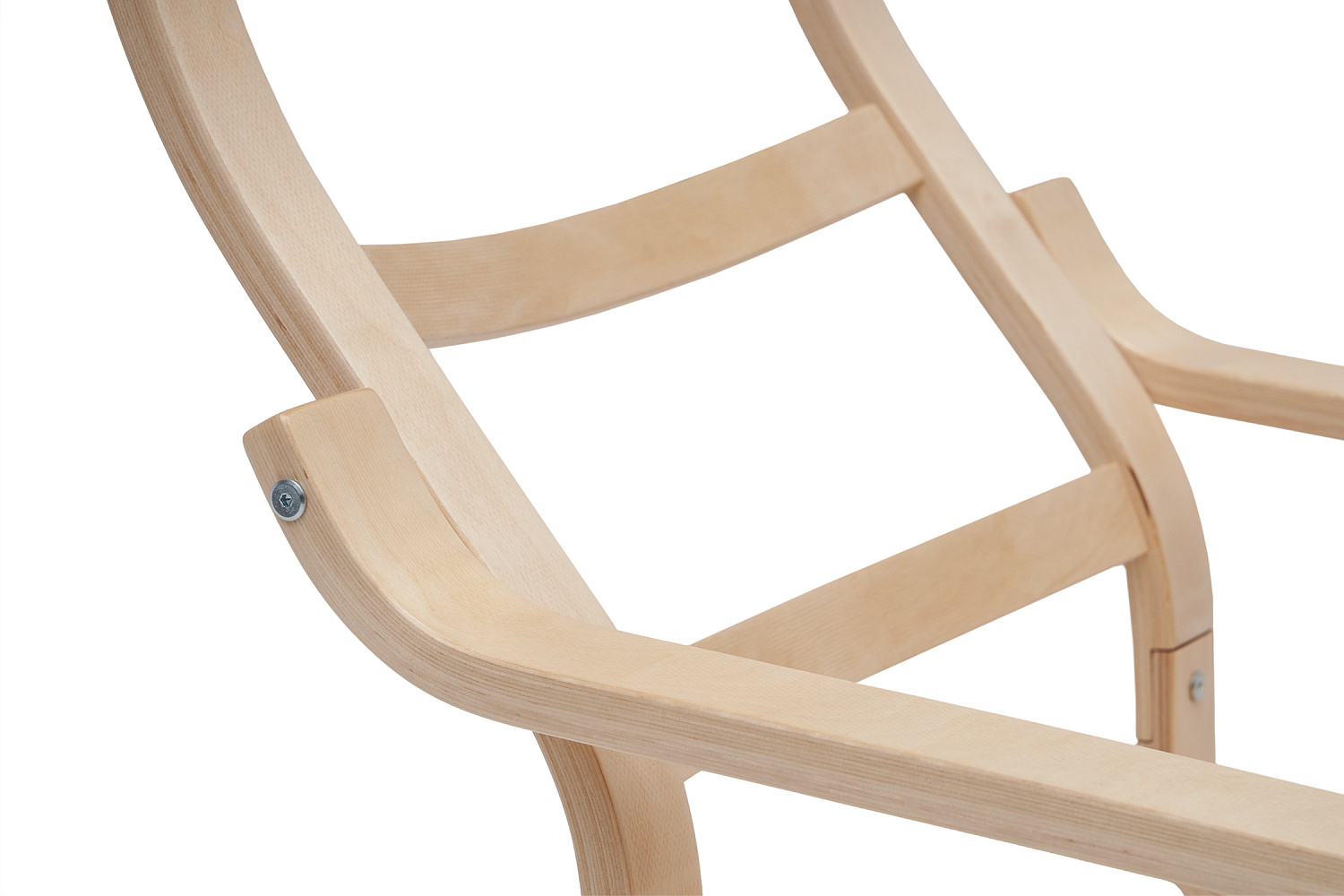 Кресло Тириль коричневое / натуральное