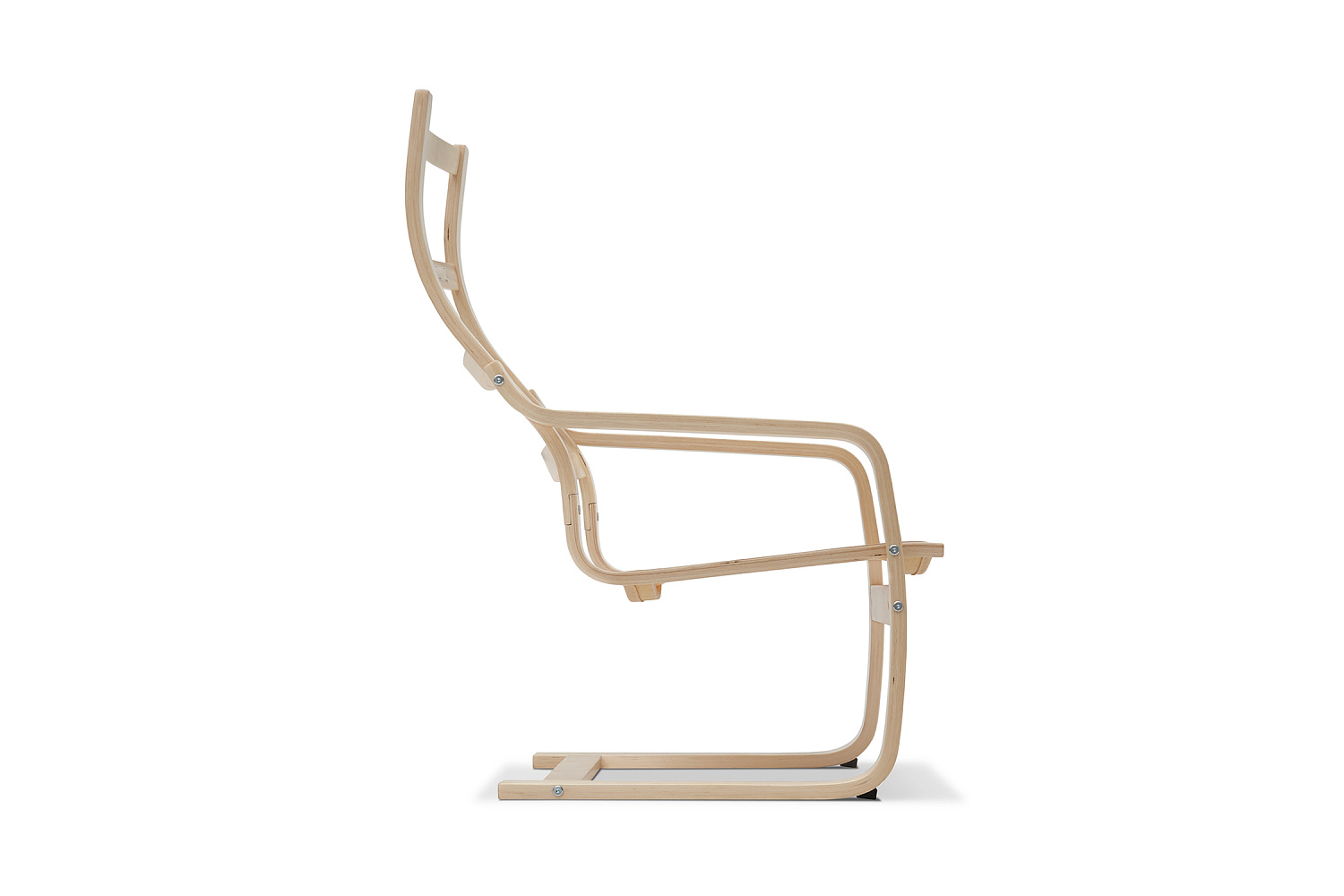 Кресло Тириль темно-синее / натуральное