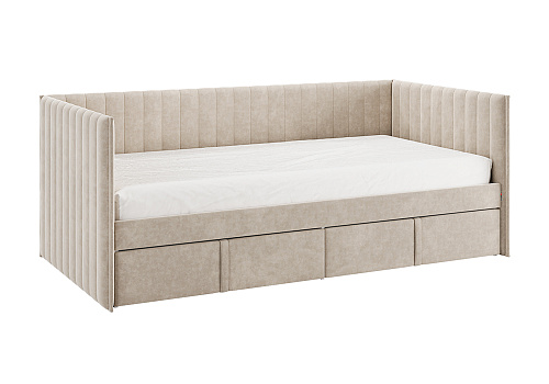 Софа с ящиками Твикс велюр капучино