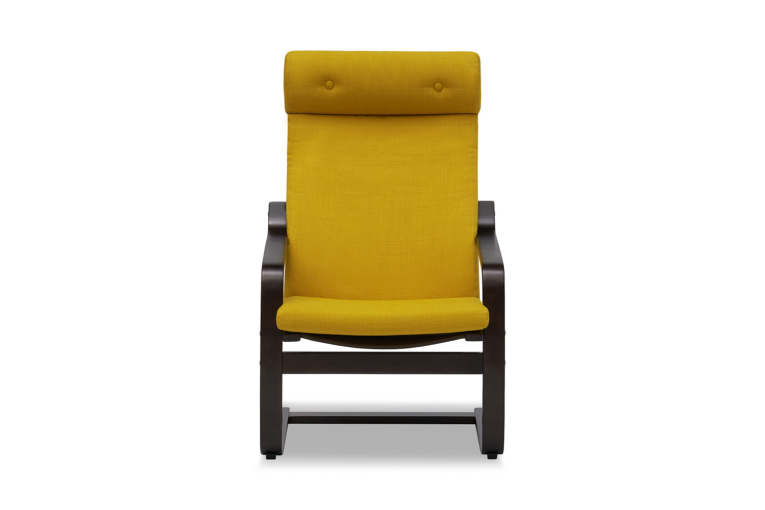 Кресло Тириль желтое / венге