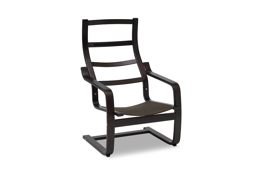 Кресло Тириль желтое / венге