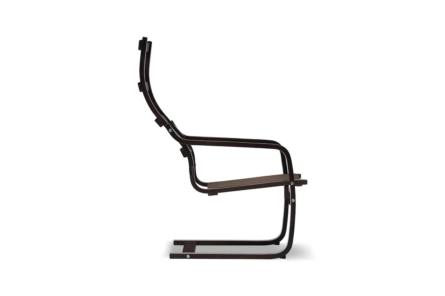 Кресло Тириль желтое / венге