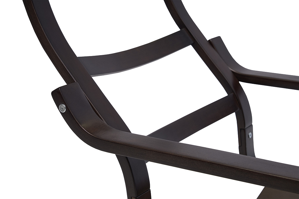 Кресло Тириль желтое / венге