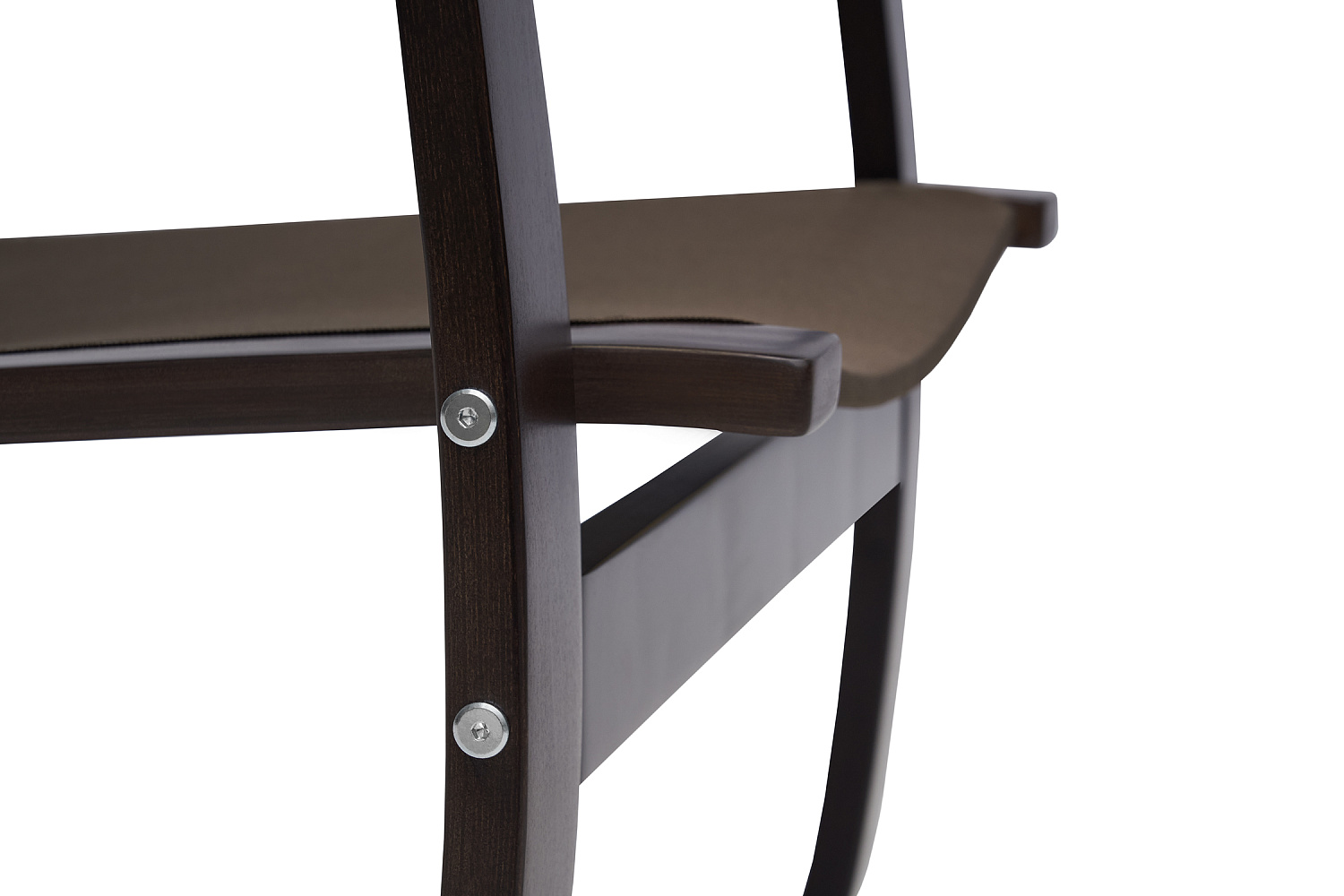 Кресло Тириль желтое / венге