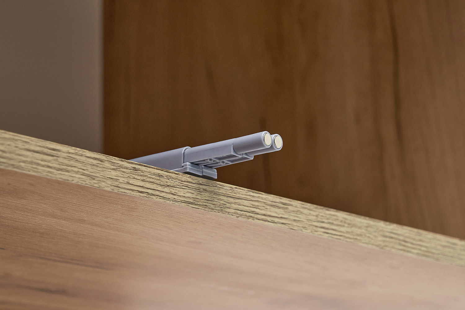 Вешалка с зеркалом Веллум дуб крафт золотой / белый