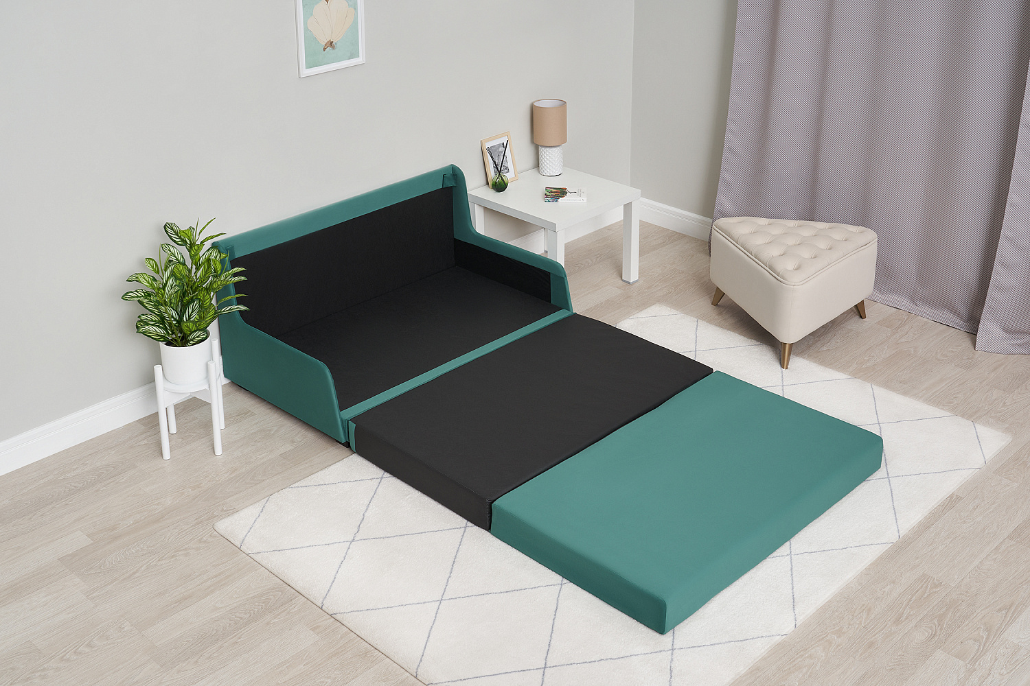 Диван откидной Немо мятный