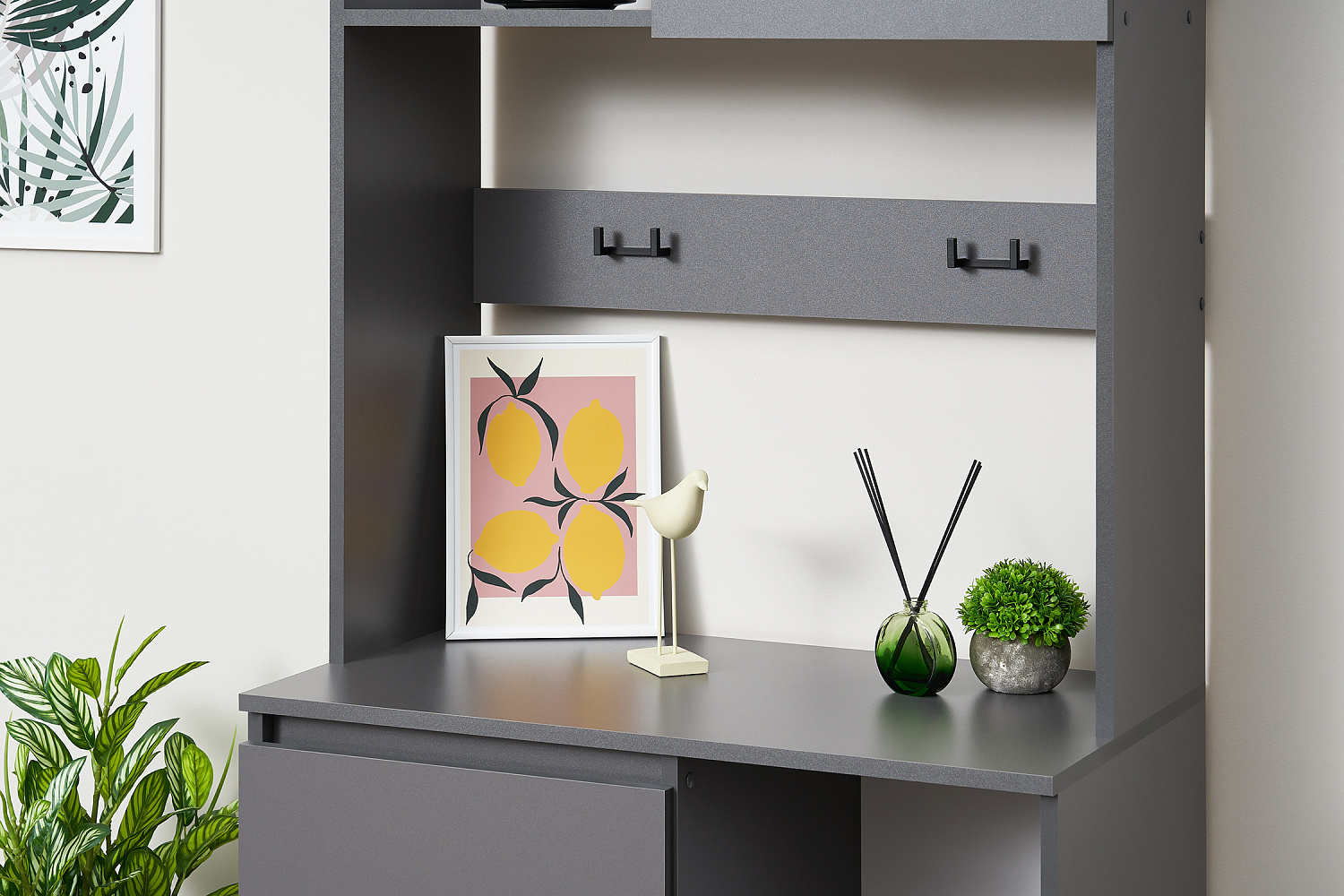 Буфет Эккервуд графит серый