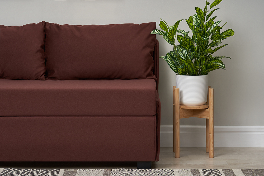 Диван откидной Немо бордовый