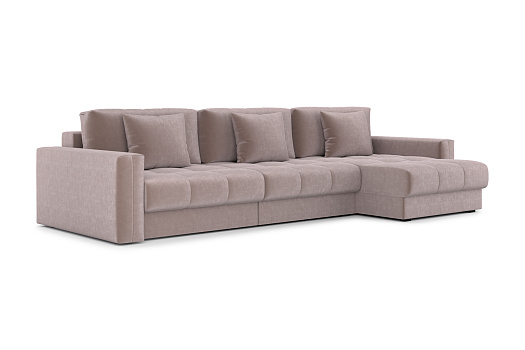 Диван угловой тик-так Монарх М2О1 светло-коричневый