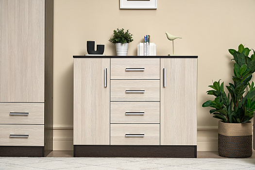 Комод К1000-2Д венге / лоредо