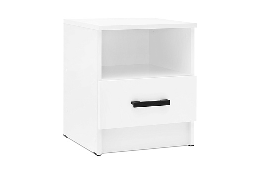 Тумба прикроватная Эко белый гладкий