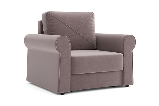 Кресло еврокнижка Лира светло-коричневое