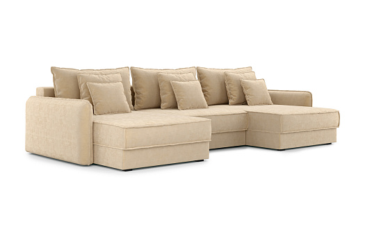 Диван п-образный тик-так Антей М1О2 песочный