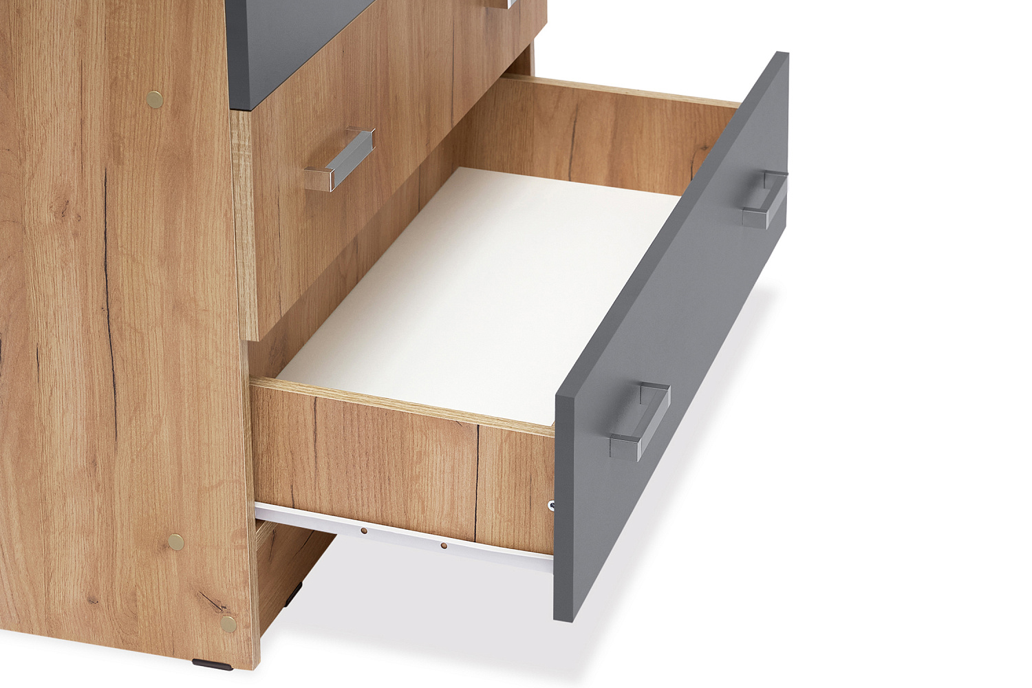 Шкаф Мартина 2-дверный графит / дуб крафт