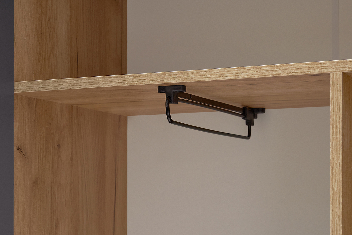 Шкаф Мартина 2-дверный графит / дуб крафт