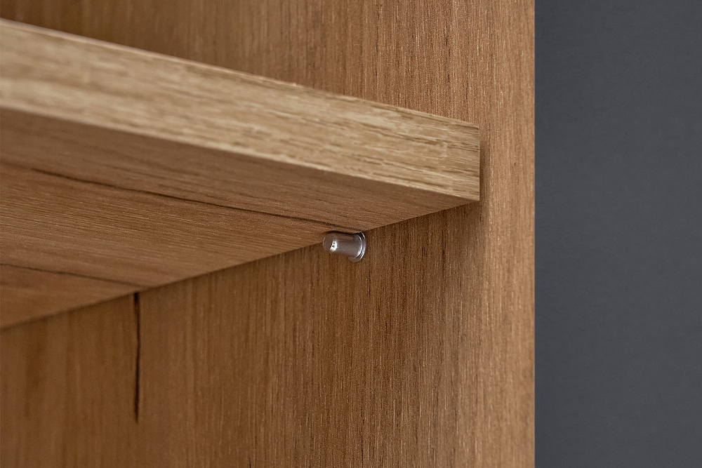 Шкаф Мартина 2-дверный графит / дуб крафт