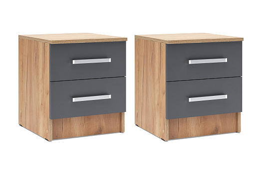 Комплект тумб Мартина графит / дуб крафт
