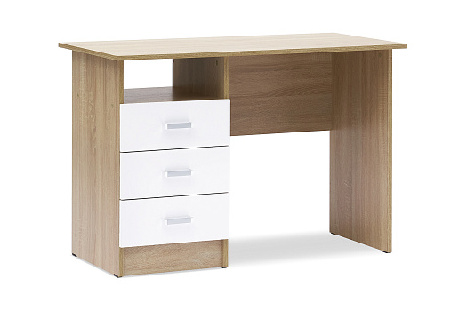 Стол письменный Мартина белый / дуб сонома
