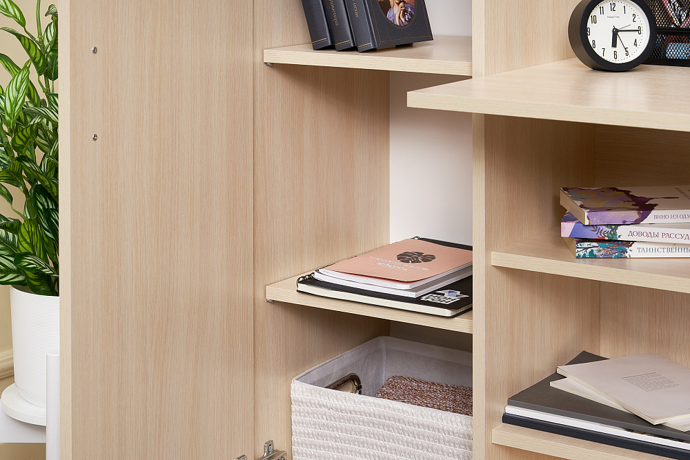 Стол компьютерный №1 дуб беленый