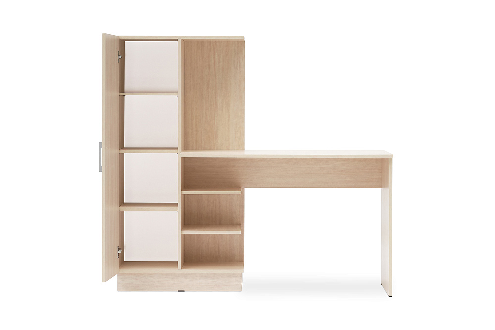 Стол компьютерный №1 дуб беленый