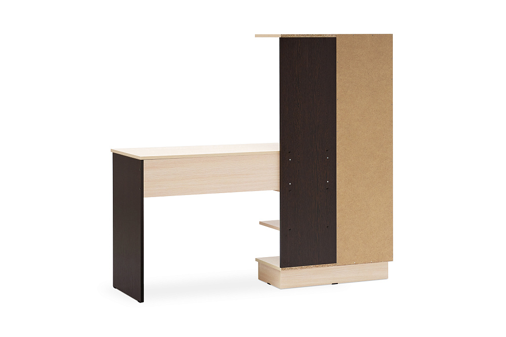 Стол компьютерный №1 дуб беленый / венге