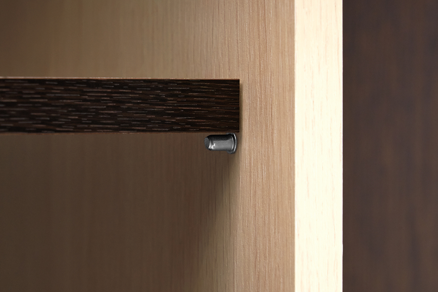 Стол компьютерный №1 дуб беленый / венге