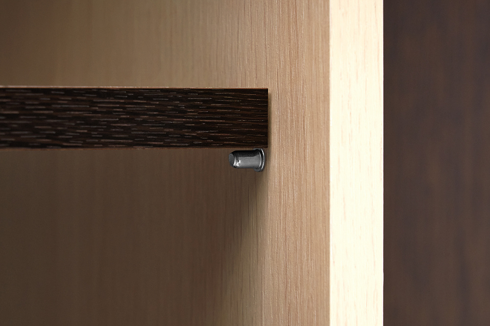 Стол компьютерный №1 дуб беленый / венге