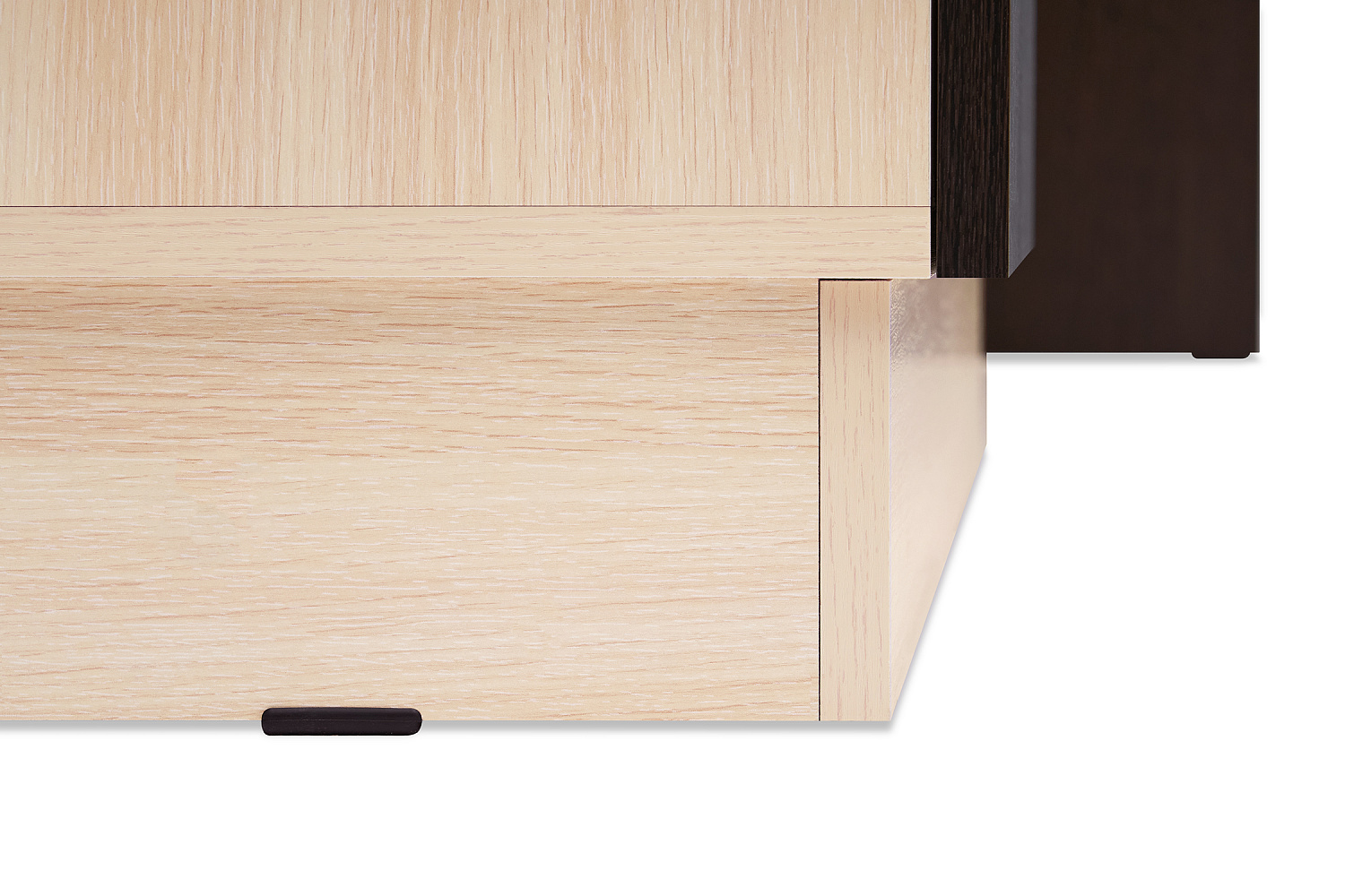 Стол компьютерный №1 дуб беленый / венге