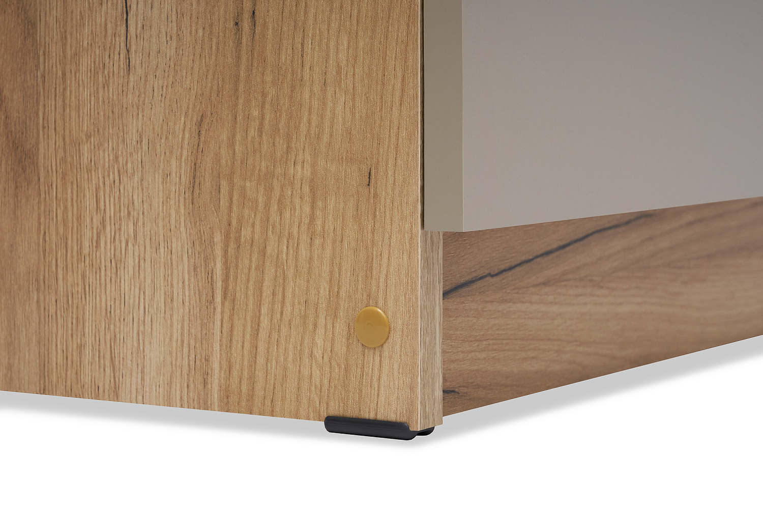 Комод с 3 ящиками Челси Color 800 дуб крафт / слоновая кость / глиняный серый