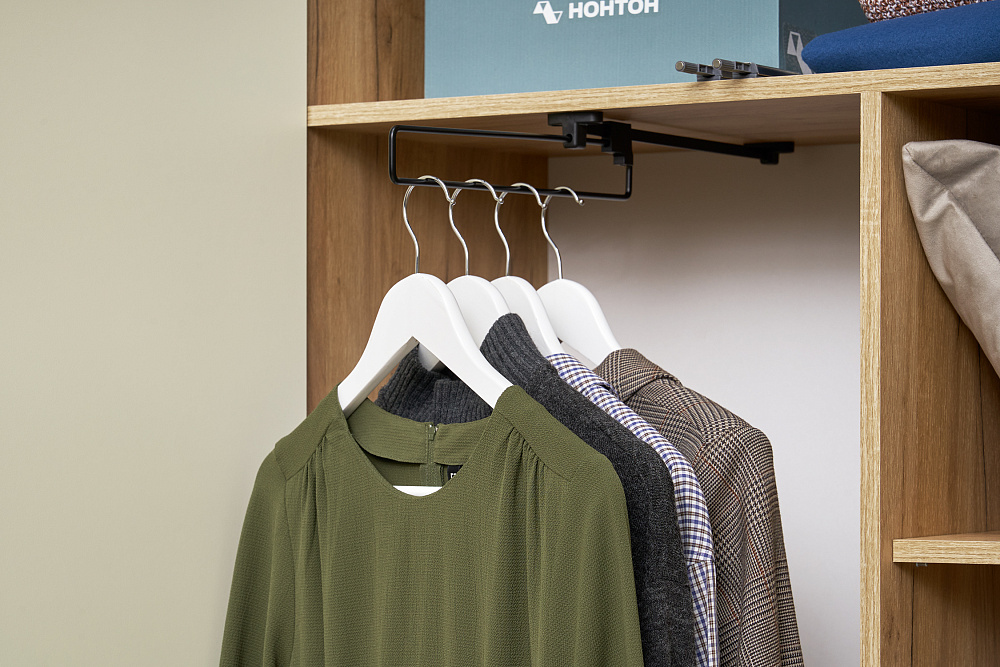 Шкаф 2-х дверный Челси Color дуб крафт / слоновая кость / глиняный серый