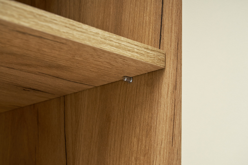 Шкаф 2-х дверный Челси Color дуб крафт / слоновая кость / глиняный серый