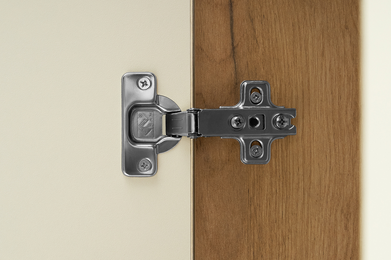 Шкаф 2-х дверный Челси Color дуб крафт / слоновая кость / глиняный серый