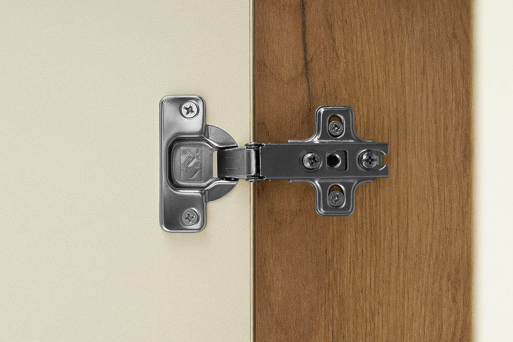 Шкаф 2-х дверный Челси Color дуб крафт / слоновая кость / глиняный серый