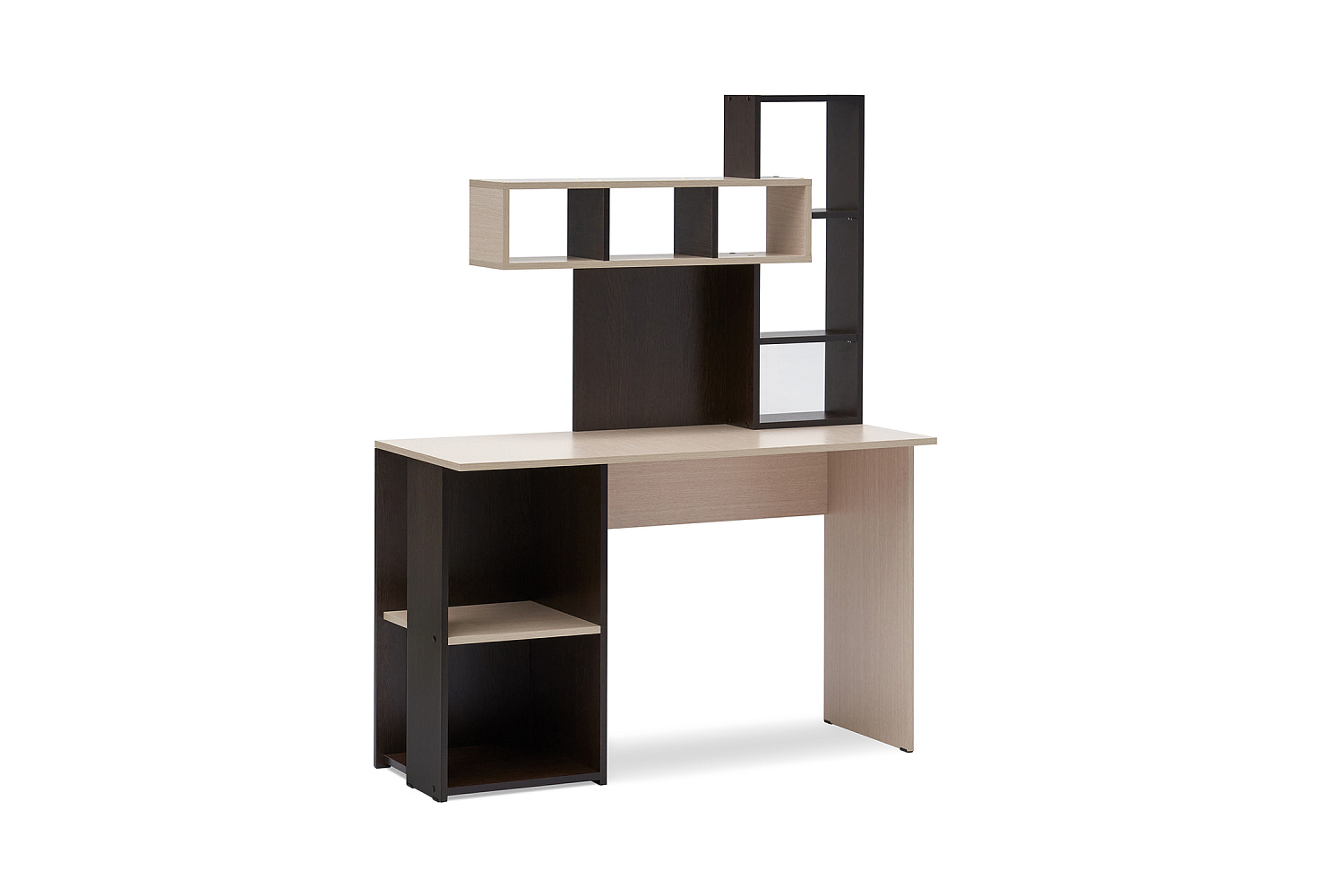 Компьютерный стол с надстройкой Олимп венге / дуб белфорд 