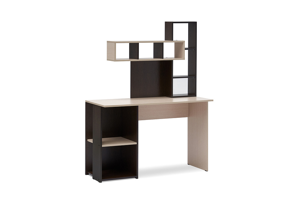 Компьютерный стол с надстройкой Олимп венге / дуб белфорд 
