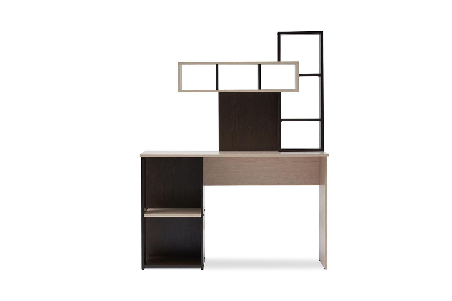 Компьютерный стол с надстройкой Олимп венге / дуб белфорд 