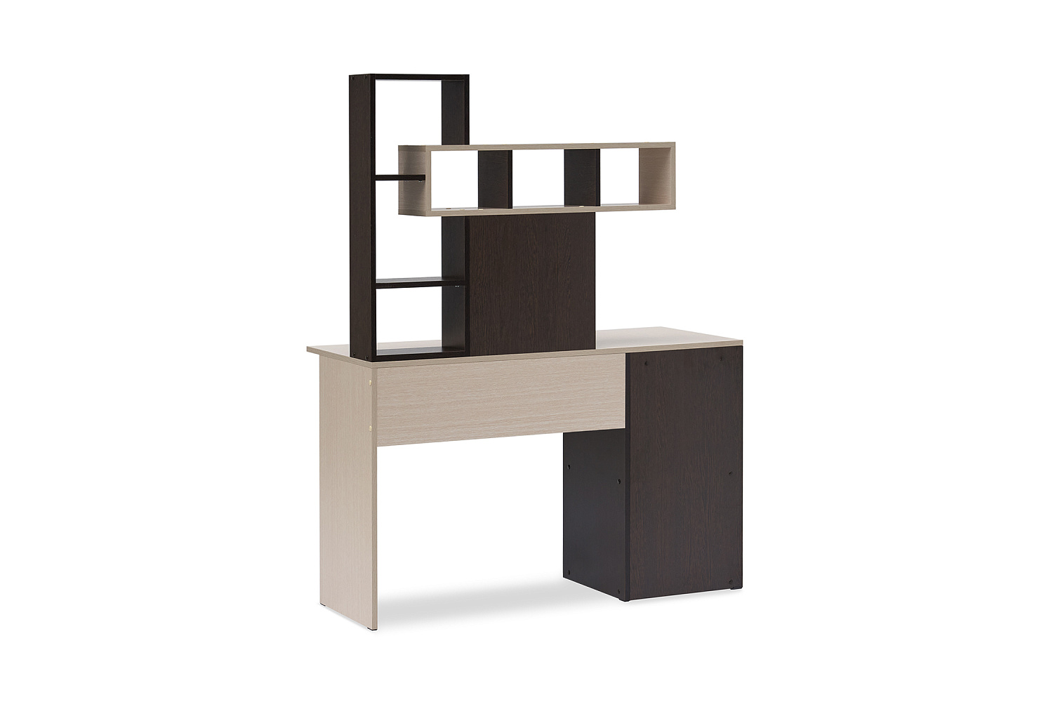 Компьютерный стол с надстройкой Олимп венге / дуб белфорд 