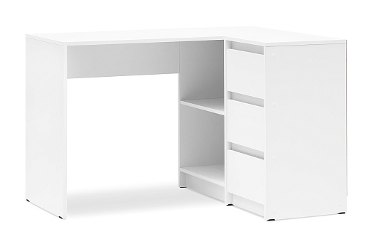 Стол письменный угловой Айден белый