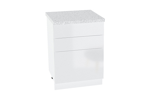 Эстетик ШН3Я600 шкаф нижний с 3 ящиками