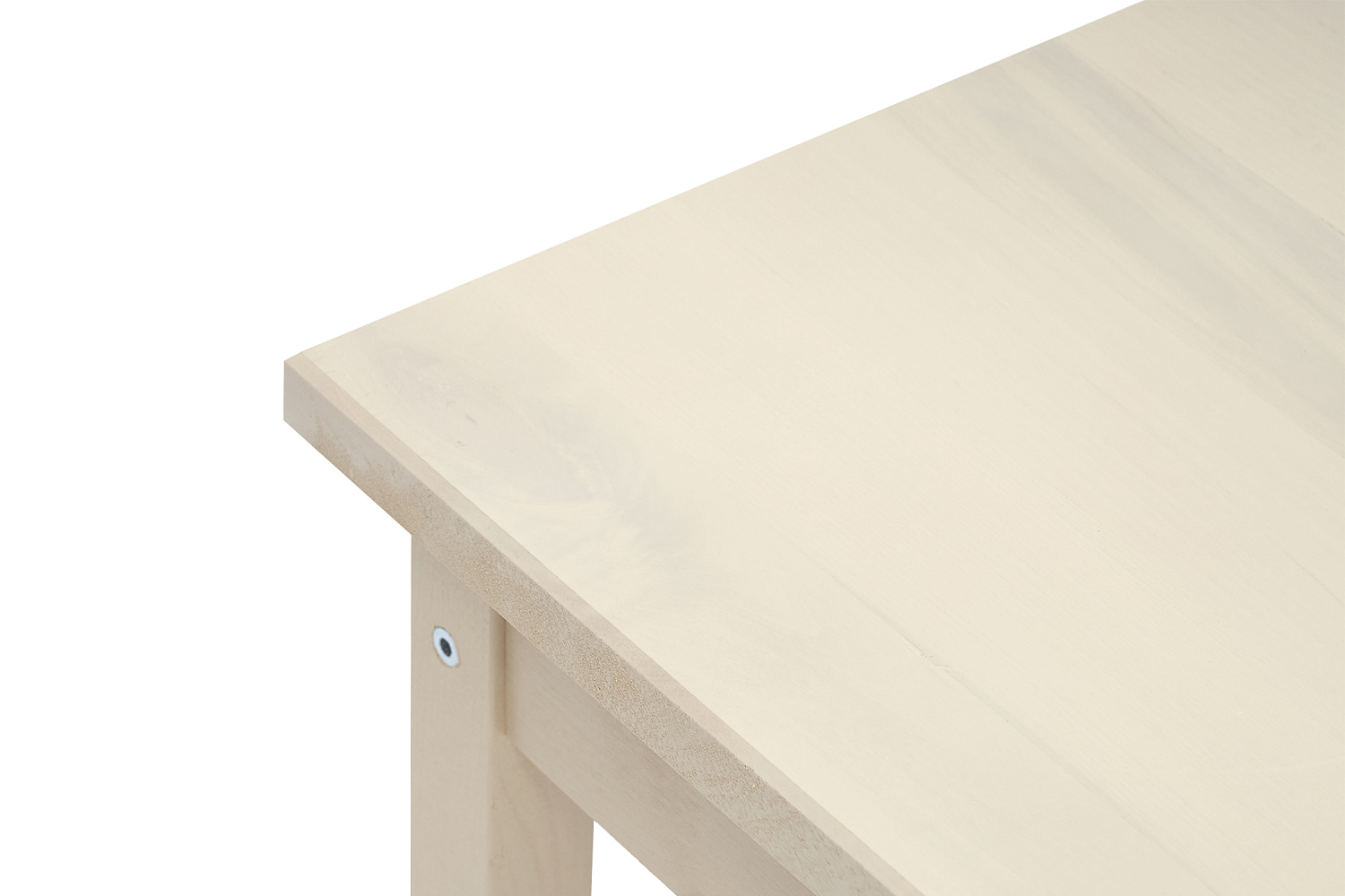 Табурет на прямых ножках массив выбеленная береза