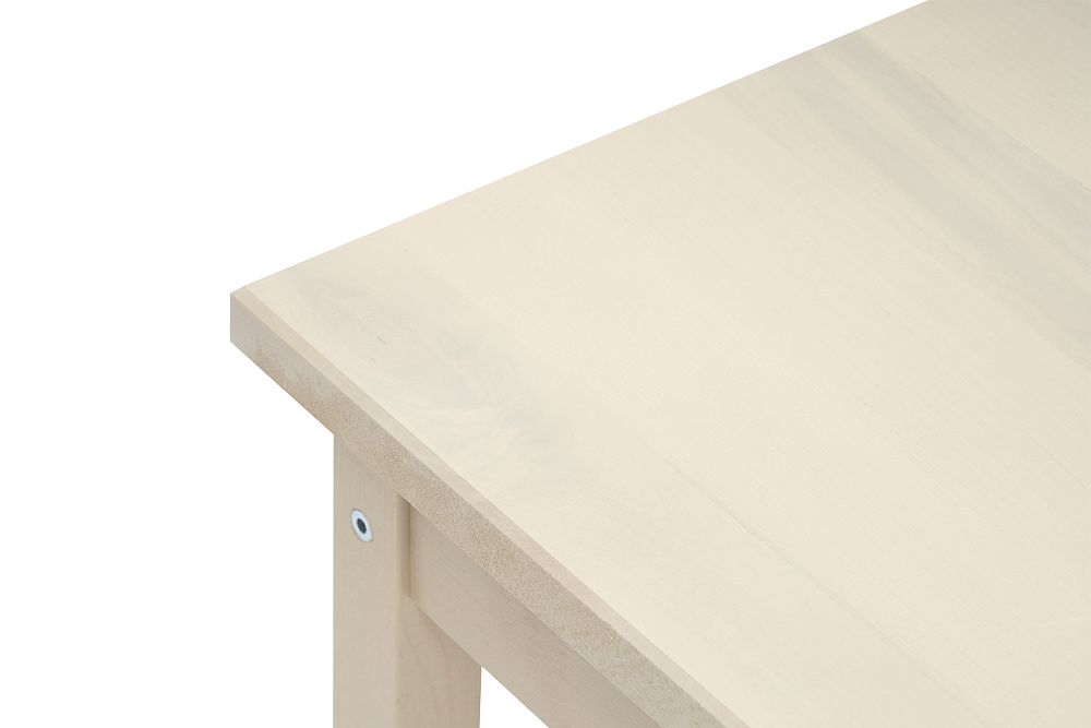 Табурет на прямых ножках массив выбеленная береза