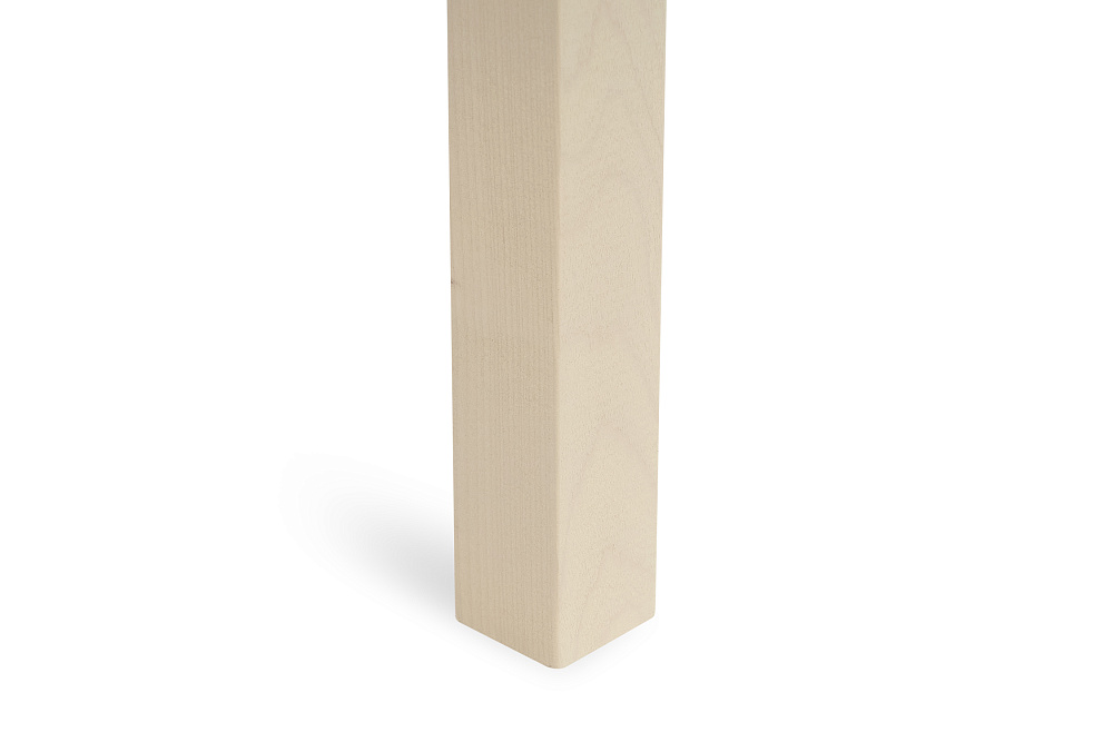 Табурет на прямых ножках массив выбеленная береза