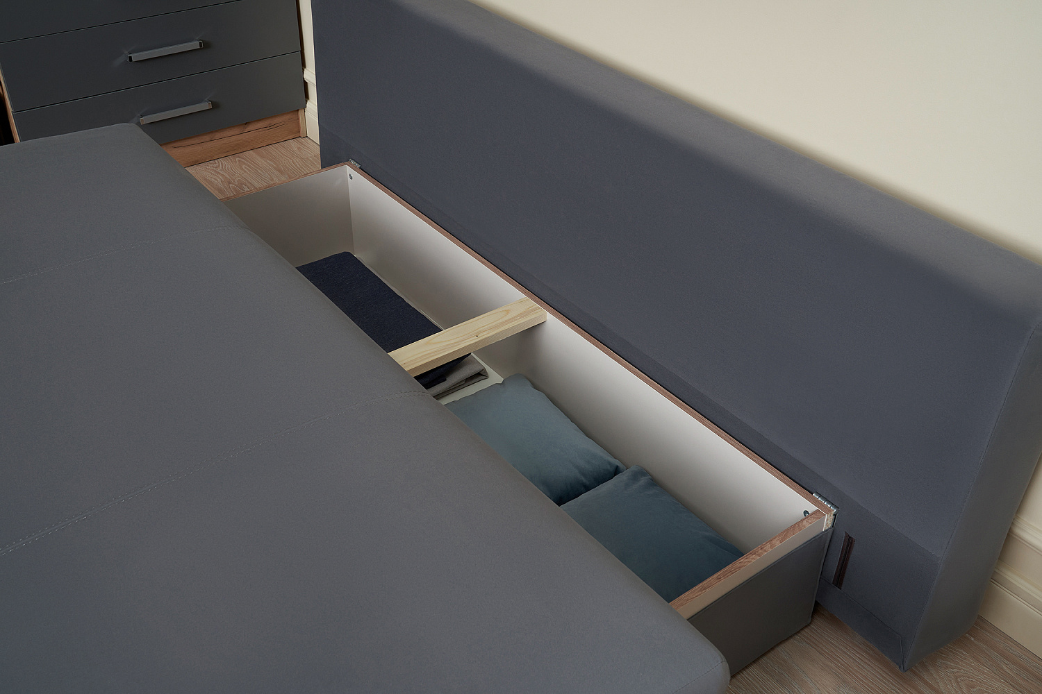 Диван еврокнижка Лира Лайт серый