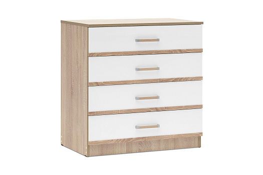 Комод Сакура дуб сонома / белый